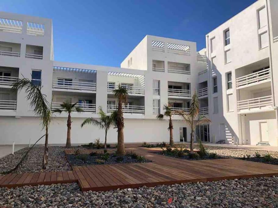 Les Voiles Blanches T2 Luxe A 100M De La Plage Leucate Esterno foto